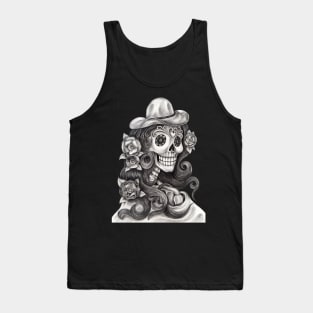 Female skeleton fashion model. Tank Top